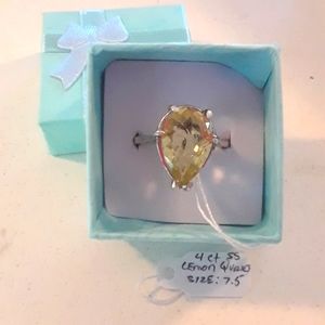 Sterling Silver Lemon Quartz